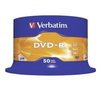 Verbatim DVD-R Matt Silver 4,7 Go 50 pièce(s)