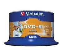 Verbatim - 50 x DVD-R - 4.7 Go 16x - surface imprimable photo large - spindle G
