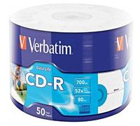 Verbatim 50x CD-R 700 Mo 52x 50 pièce(s)
