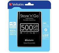 Verbatim 53029 2.5" 500 Go USB, USB 5400 TRS/Min Noir