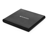 Verbatim External Slimline CD/DVD Writer lecteur de disques optiques DVD±RW Noir