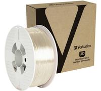 Verbatim 55051 55051 Filament PETG résiste aux chocs, flexible 1.75 mm 1 kg transparent 1 pc(s)
