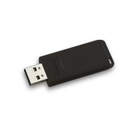 Verbatim 98698 64 GB Slider USB Drive - Black 64 GB Slider - black