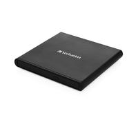 Verbatim 98938 External Slimline USB 2.0 Mobile CD/DVD Writer - Black