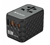 Verbatim Adaptateur de Voyage Universel UTA-05 GaN III 65W