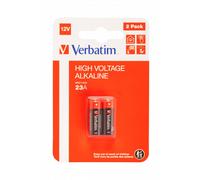 VERBATIM ALKALINE BATTERY 12V 23A (MN21/A23) 2 PACK