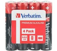 Verbatim Piles alcalines Premium AAA (LR03) 1,5 V – 4 pièces