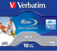 Verbatim BD-R SL 25GB 6x Printable 10 Pack Jewel Case 25 Go 10 pièce(s)