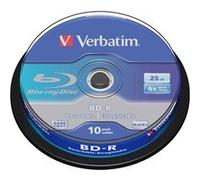 Verbatim BD-R SL 25GB 6 x 10 Pack Spindle 25 Go 10 pièce(s)
