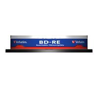 Verbatim BD-RE - 25 GB - 2x - Cakebox de 10