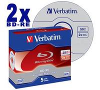 VERBATIM BD-RE 25 Go certifié 2x (pack de 5, boitier standard)