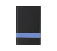 Verbatim Boîtier Externe USB 3.2 Gen 1 pour HDD/SSD 2.5" SATA 7/9.5mm, Noir/Bleu, Indicateur LED, Câble Intégré, Compatible Windows/macOS