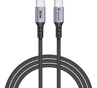 Verbatim Câble USB-C Sync & Charge 60W avec PD 3.0 de 120 cm - Noir | Câble de charge rapide et robuste pour iPhone 17 Pro Max, iPhone 16 Pro Max, Samsung Galaxy S25, MacBook Air, iPad, Pixel 9