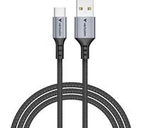 Verbatim Câble USB-C vers USB-A Sync & Charge 18W QC 3.0 de 120 cm - Noir | Câble de charge magnétique, câble USB-C vers USB-A pour iPhone 17/16/15 Pro, Samsung Galaxy S25, MacBook Air, iPad, Pixel 9