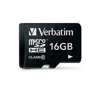 Carte microSDHC Verbatim Premium 16 GB Class 10