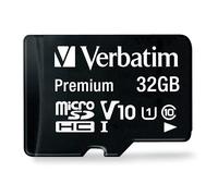 Verbatim - Carte mémoire flash (adaptateur microSDHC - SD inclus(e)) - 32 Go - Class 10 - micro SDHC