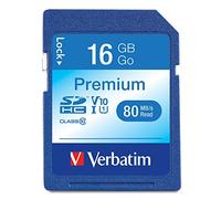 Verbatim Carte mémoire SDHC UHS-I V10 U1 Classe 10 Bleu 16 Go