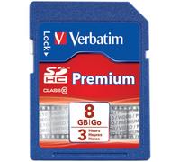 VERBATIM Carte SDHC(TM) 96318 Classe 10 (8 Go) Verbatim 96318 Classe 10 SDHC(TM) Card (8 Go)
