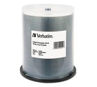 Verbatim CD-R 700MB 52x Stampabile Inkjet Bianco - Confezione 100 Pezzi