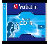 Verbatim Cd-R Acoustique 80MIN Musique 10PZ + Porte CD 10 Places
