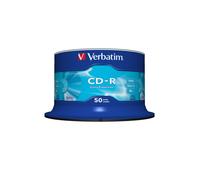 Verbatim CD-R Extra Protection 700 Mo, 52x, Lot de 50, Surface Protectrice, Durée Archivage 40 Ans, Réf. 43351