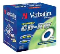 Verbatim CD-RW 12x 700 Mo 10 pièce(s)