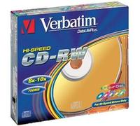 Verbatim CD-RW Colour 12x 700 Mo 5 pièce(s)
