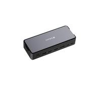 Verbatim CDS-15SSD Hub USB 3.2 Gen 1 Type-C Noir/Gris avec SSD 256Go NVMe M.2, Lecteur Cartes SD/MicroSD, Ethernet 1000Mbit/s, Power Delivery 100W