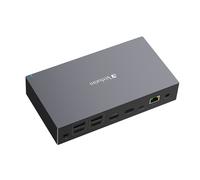 Verbatim CDS-17, Avec fil, USB 3.2 Gen 1 (3.1 Gen 1) Type-C, 100 W, 3,5 mm, 1000 Mbit/s, Noir, Gris 32172