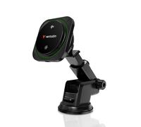 Verbatim Charge 'n' Drive Qi2 RGB Smartphone Noir USB Recharge sans fil Charge rapide Auto