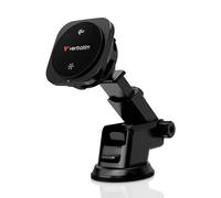 Verbatim Charge 'n' Drive Qi2 Smartphone Noir USB Recharge sans fil Charge rapide Auto