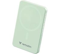 Verbatim Charge 'n' Go Essentials, 5000 mAh, Quick Charge 3.0, Kabelloses Aufladen, 35 W, Grün