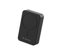 Verbatim Charge 'n' Go Essentials Power Bank MagSafe 20 000 mAh 15 W magnétique PD 20 W Fonction de charge rapide avec indicateur LED pour iPhone 16/15/14/13/12 Pro/Pro Max avec câble USB-C vers USB-C