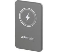 Verbatim "Charge ''n'' Go Lithium Polymère (LiPo) 5000 mAh Recharge sans fil Gris, Powerbank"