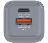 VERBATIM Chargeur secteur GNC 1x port USB-A + 1x port USB-C 35W