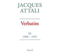 Verbatim - Tome 3, Chronique Des Années 1988-1991