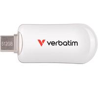 Verbatim Clé USB-C Plectra W129015927 USB 3.2 Gen 1 512 Go Blanche