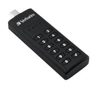Verbatim Keypad Secure - Clé USB - chiffré - 128 Go - USB 3.0