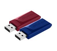 Verbatim Slider Clé USB 32 GB rouge, bleu 49327 USB 2.0