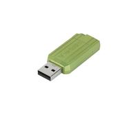 Verbatim Clé USB Pinstripe 64Go I USB 2.0 I Memory Stick USB I pour Laptop Ordinateur Portable ultrabook TV autoradio I Stick USB 2.0 I Clé USB avec mécanisme Poussoir I Vert Eucalyptus