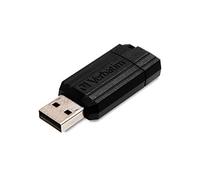 Verbatim Clé USB PinStripe 8Go I USB 2.0 I Memory Stick USB I pour laptop ordinateur portable ultrabook TV autoradio I Stick USB 2.0 I Clé USB avec mécanisme poussoir I noir
