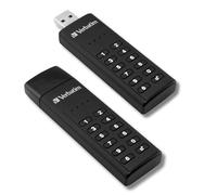 Clé USB 64 GB Verbatim Keypad Secure 49428 noir USB 3.2 (1è gén.) (USB 3.0) 1 pc(s)