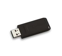 Verbatim Clé USB Slider Drive 32Go I USB 2.0 I 2 clés USB I pour laptop ordinateur portable ultrabook TV autoradio I Stick USB 2.0 I Clé USB avec un système de poussoir I noir