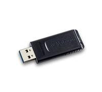 Verbatim Clé USB Slider Drive 64Go I USB 2.0 I 2 clés USB I pour Laptop Ordinateur Portable ultrabook TV autoradio I Stick USB 2.0 I Clé USB avec Un système de Poussoir I Noir
