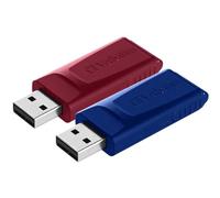 Verbatim Slider Clé USB 32 GB rouge, bleu 49327 USB 2.0