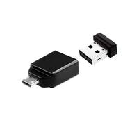 Verbatim Clé NANO USB 16 Go avec adaptateur Micro USB