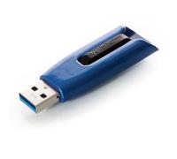 VERBATIM clé USB Store 'n' Go V3 MAX I USB 3.2 Gen 1 I 32 Go I avec mécanisme coulissant I Interface SuperSpeed I Stockage externe pour ordinateurs portables, etc. I Bleu / Noir