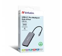 VERBATIM CMH-09 - Hub Pro Multiports USB-C 9 ports