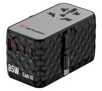 Charge 'n' Travel - Adaptateur secteur - GaN III, universel - 85 Watt - 10 A - Power Delivery 3.0 + PPS, QC 4.0, Power Delivery 3.1, QC 4.0+ - 4