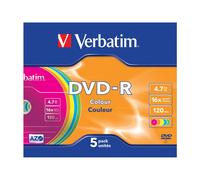 Verbatim Colours - 5 x DVD-R - 4.7 Go 16x